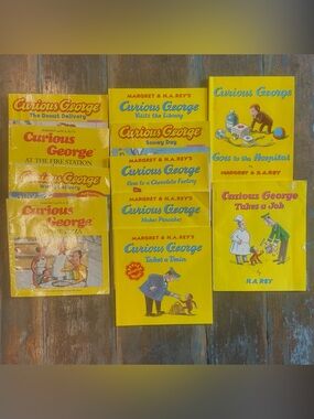 Curious George Lot of 11 softcover books